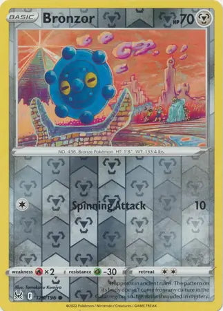 Lost Origin Bronzor #125/196 reverse holo