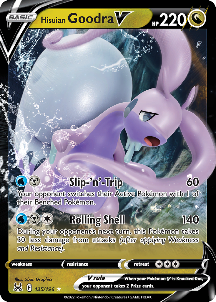 Lost Origin Hisuian Goodra V #135/196
