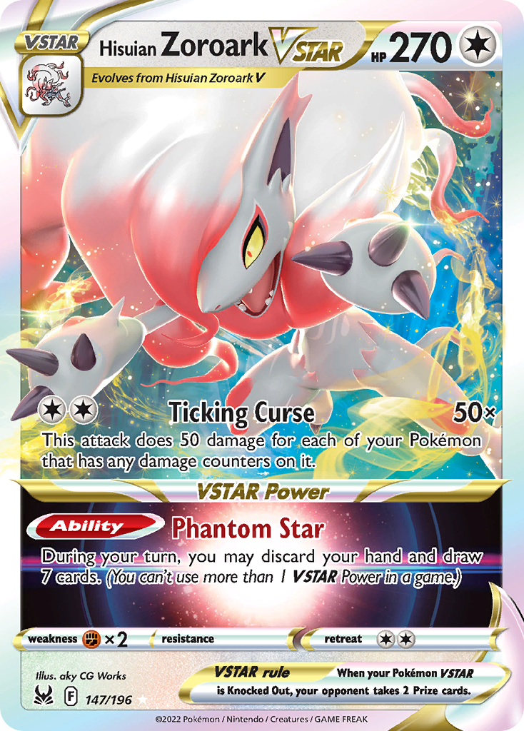 Lost Origin Hisuian Zoroark VSTAR #147/196 –