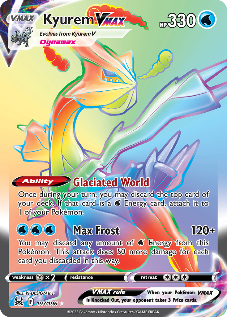 Lost Origin Kyurem VMAX #197
