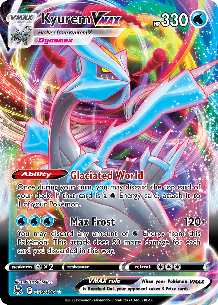 Lost Origin Kyurem VMAX #49/196
