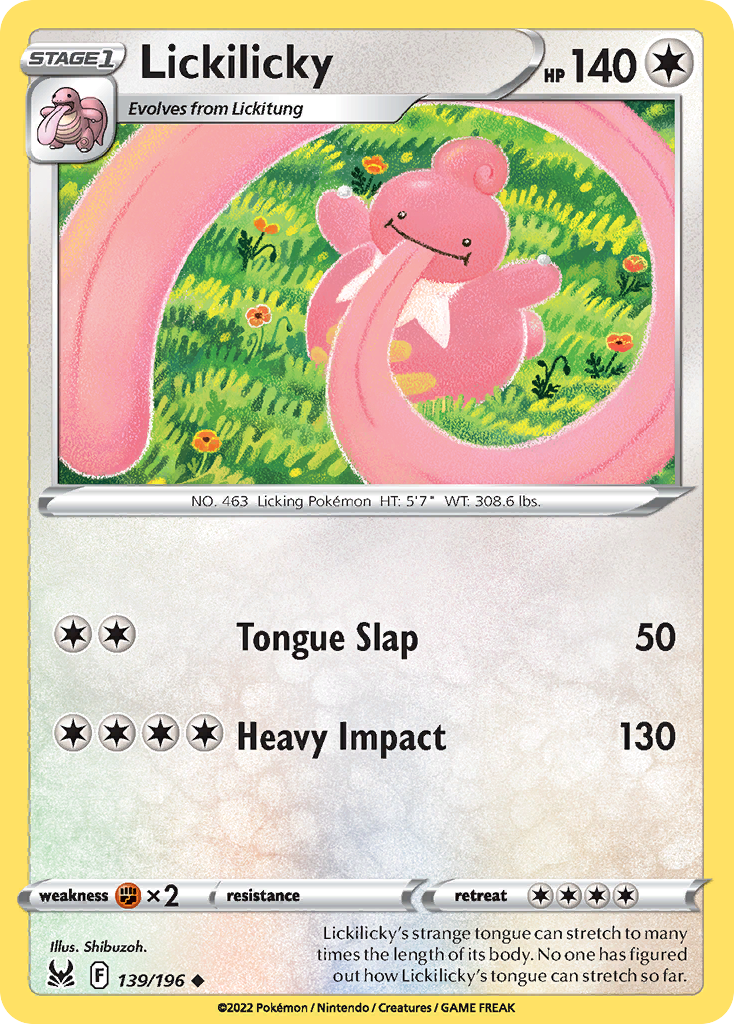 Lost Origin Lickilicky #139/196