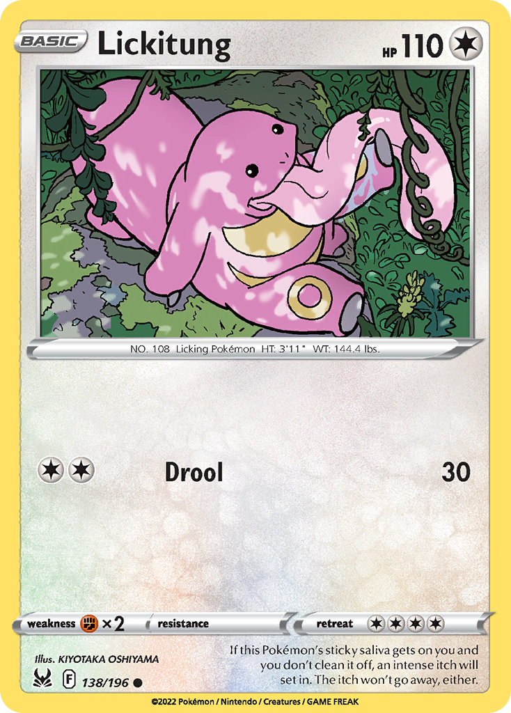 Lost Origin Lickitung #138/196 –