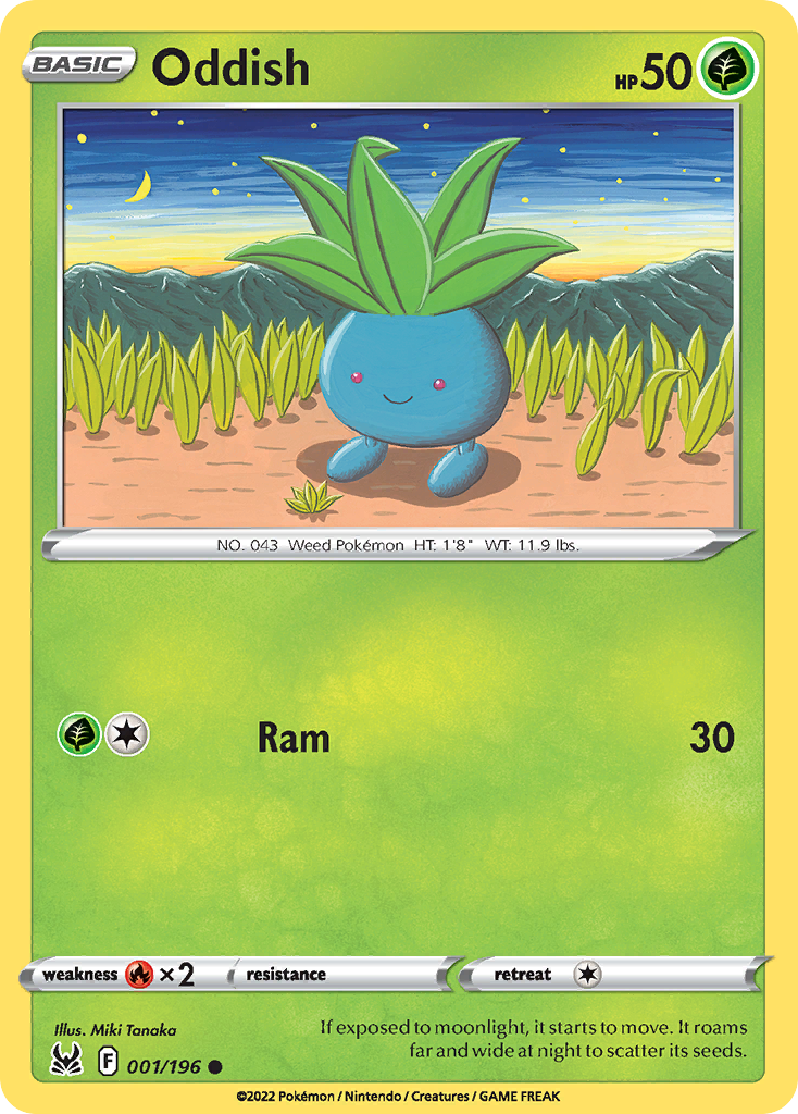 Lost Origin Oddish #1/196