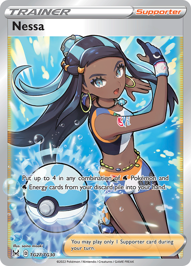 pokemon sword and shield trainer card Pokmon Silver Tempest Elite Box If either player put any cards on the bottom of their deck in this way Lost Origin Trainer Gallery Nessa