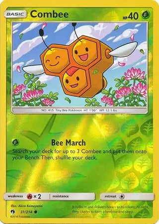 Lost Thunder Combee #31/214 reverse holo