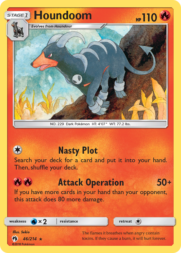 Lost Thunder Houndoom #46/214