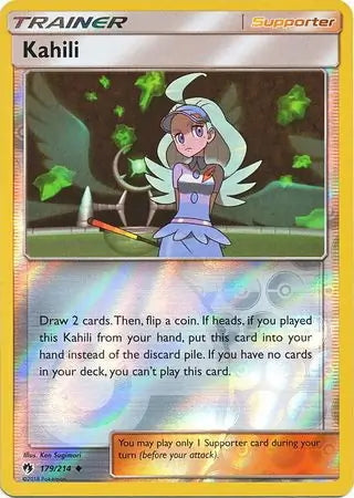 Lost Thunder Kahili #179/214 reverse holo