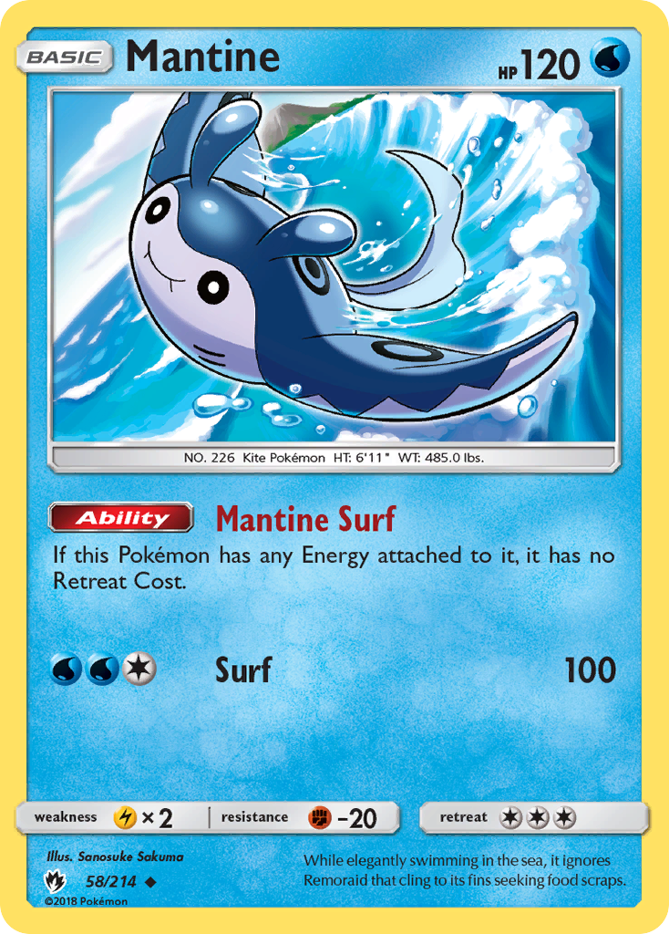 Lost Thunder Mantine #58/214