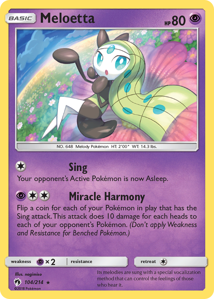 Lost Thunder Meloetta #104/214