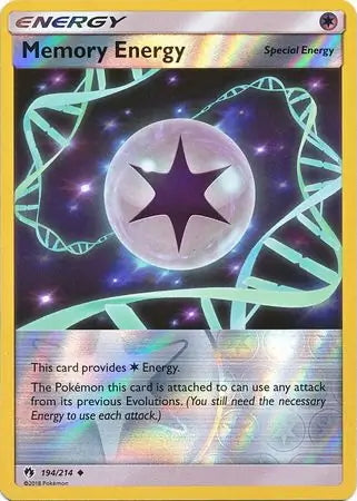 Lost Thunder Memory Energy #194/214 reverse holo