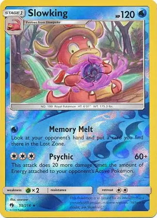 Lost Thunder Slowking #55/214 reverse holo