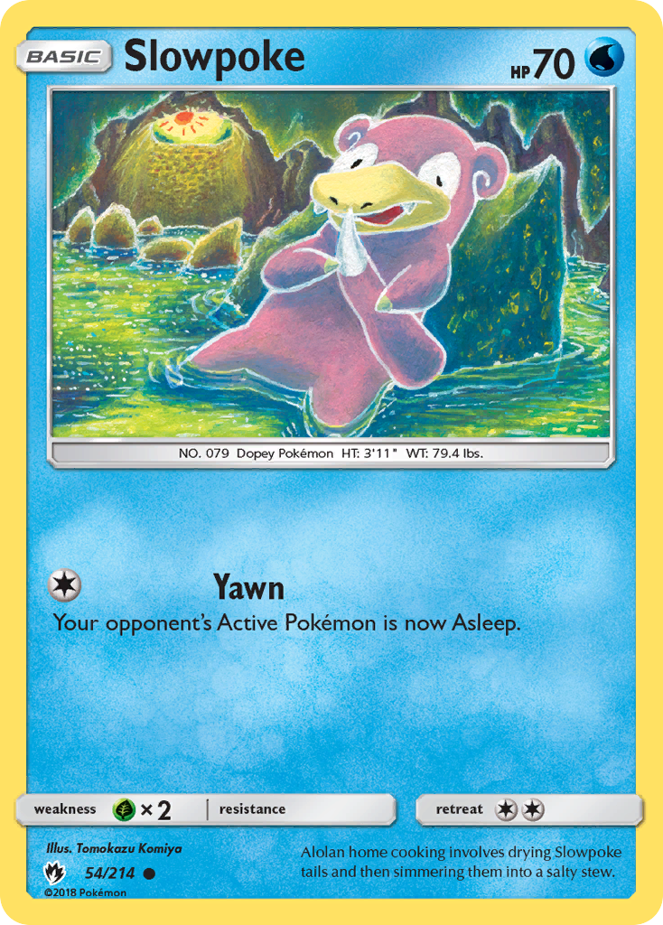 Lost Thunder Slowpoke #54/214