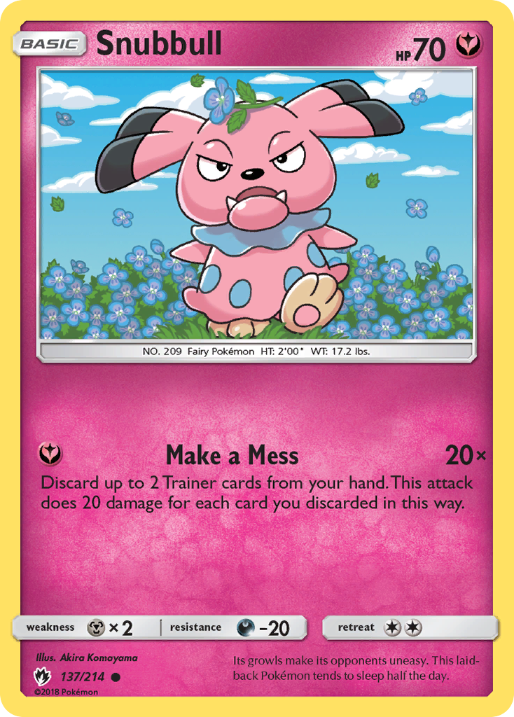 Lost Thunder Snubbull #137/214