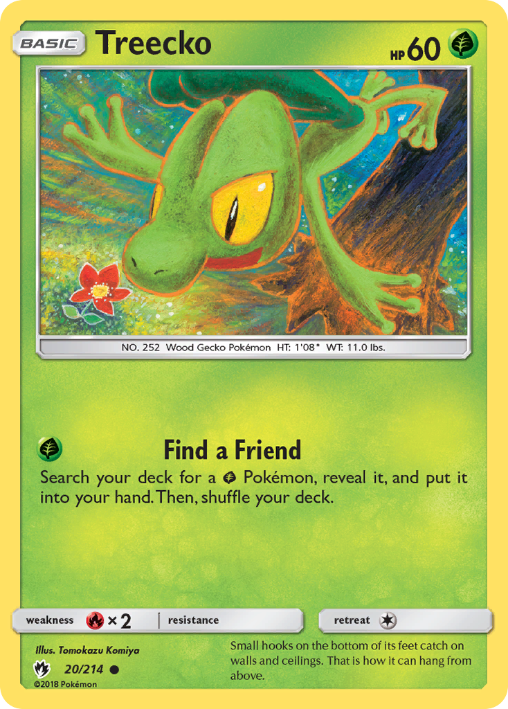Lost Thunder Treecko #20/214