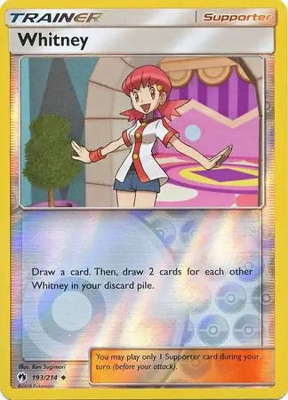 Lost Thunder Whitney #193/214 reverse holo