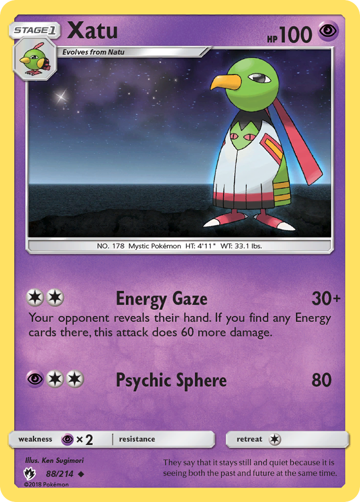 Lost Thunder Xatu #88/214