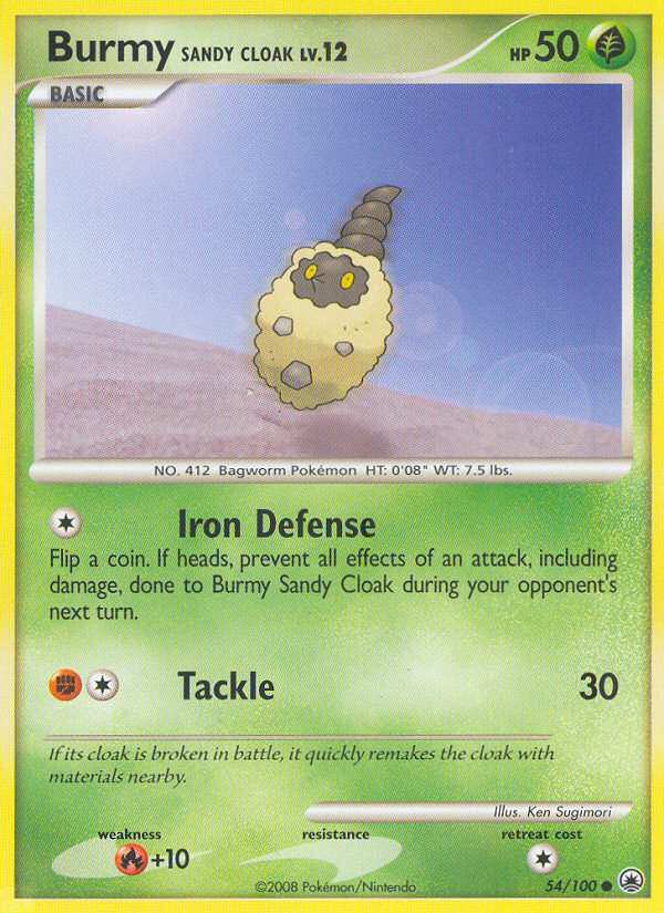 Majestic Dawn Burmy Sandy Cloak #54/100