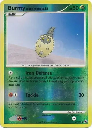 Majestic Dawn Burmy Sandy Cloak #54/100 reverse holo