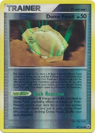 Majestic Dawn Dome Fossil #89/100 reverse holo
