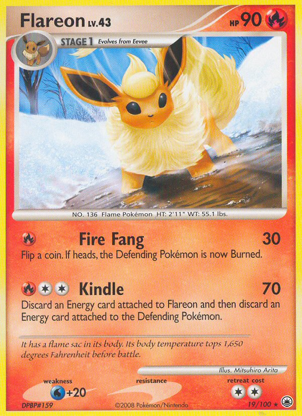 Majestic Dawn Flareon #19/100