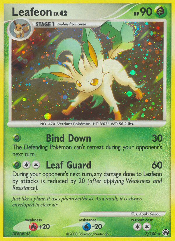 Majestic Dawn Holo Leafeon #7/100