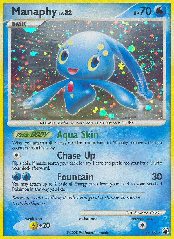 Majestic Dawn Holo Manaphy #8/100