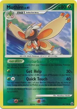 Majestic Dawn Mothim #42/100 reverse holo