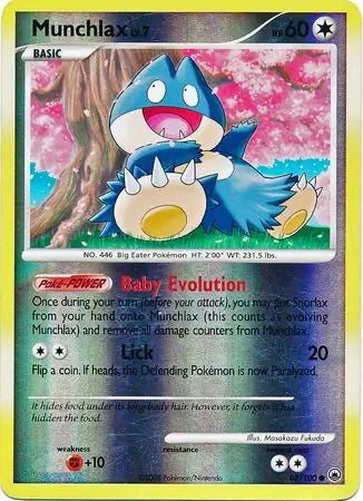 Majestic Dawn Munchlax #68/100 reverse holo