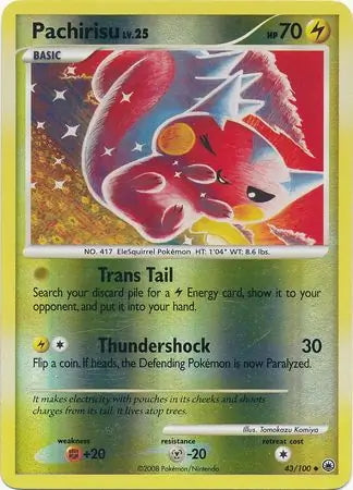 Majestic Dawn Pachirisu #43/100 reverse holo