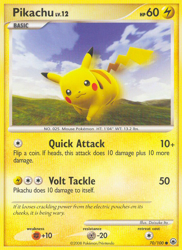 Majestic Dawn Pikachu #70/100