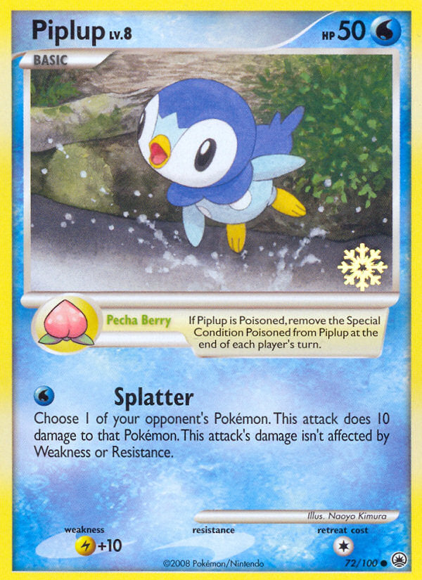 Majestic Dawn Piplup #72 Promo