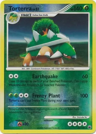 Majestic Dawn Torterra #30/100 reverse holo