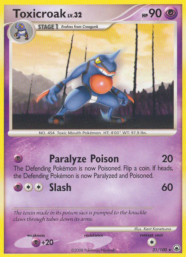 Majestic Dawn Toxicroak #31/100