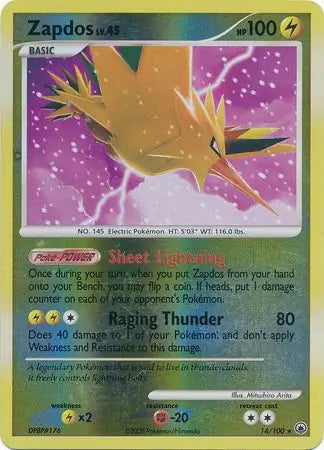 Majestic Dawn Zapdos #14/100 reverse holo
