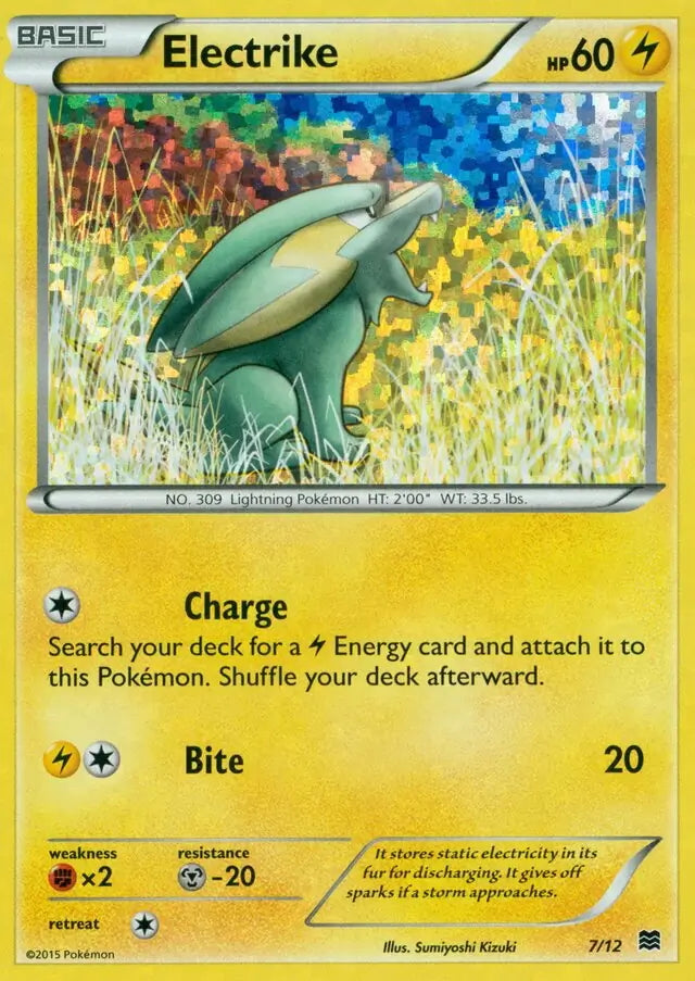 mcdonalds shiny pokemon cards 2024 McDonald's Happy Meal #9 this item offers a spectacular aesthetic for a gallery McDonald's Collection 2015 Electrike #7