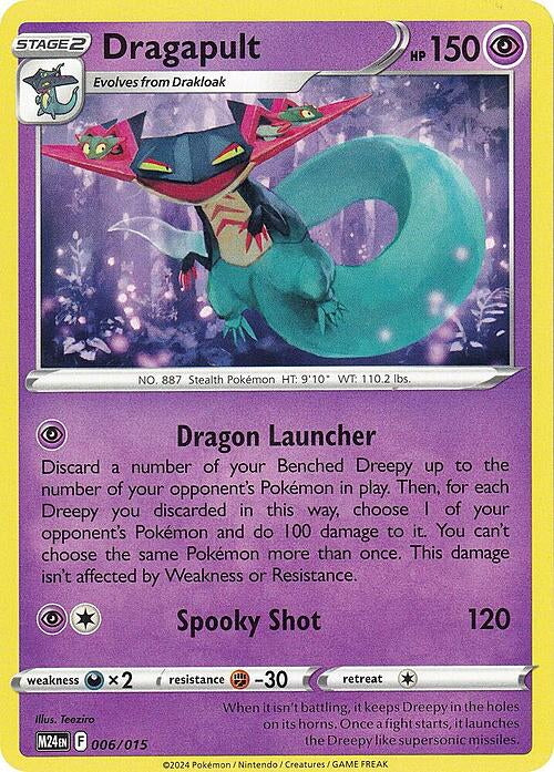 charizard pokemon card m24en McDonald's Dragon Discovery Dragapult #006/015 – Certification #140177938 How Much Money Is The