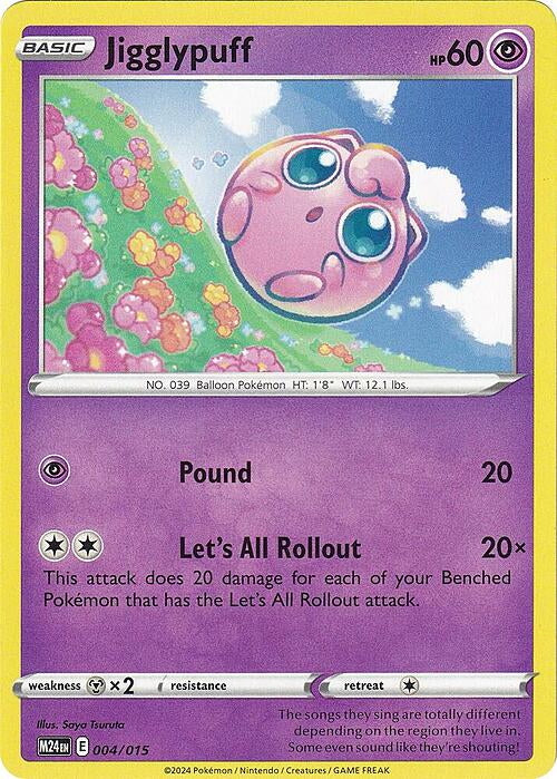 McDonald’s Dragon Discovery Jigglypuff #004/015