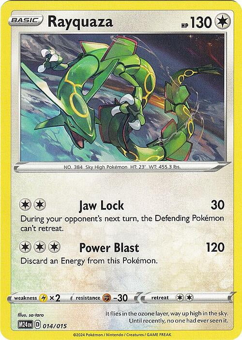 McDonald’s Dragon Discovery Rayquaza #014/015