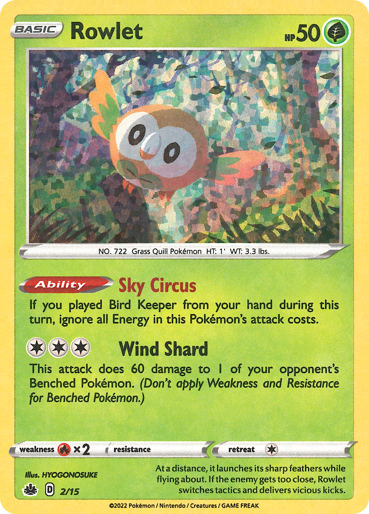 McDonald’s Match Battle Rowlet #2