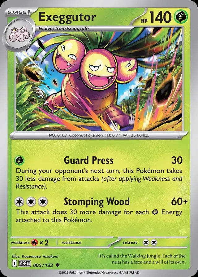 Mega Evolution Exeggutor #005/132