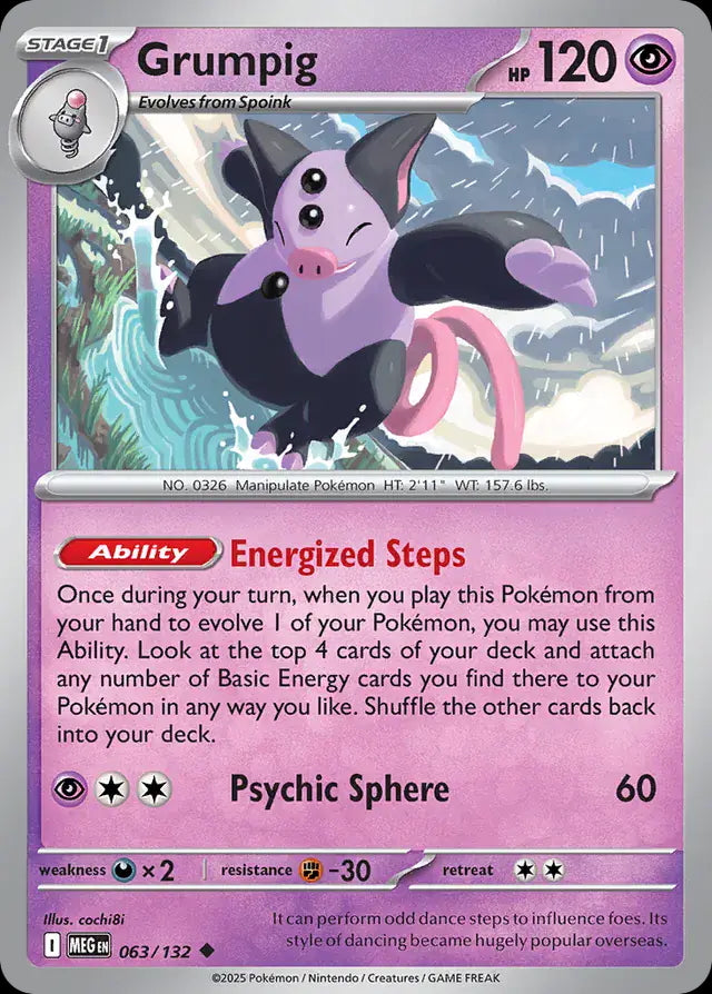Mega Evolution Grumpig #063/132