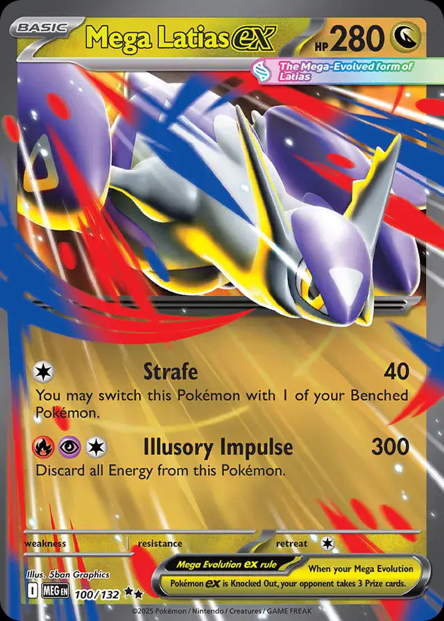 Mega Evolution Mega Latias ex #100/132