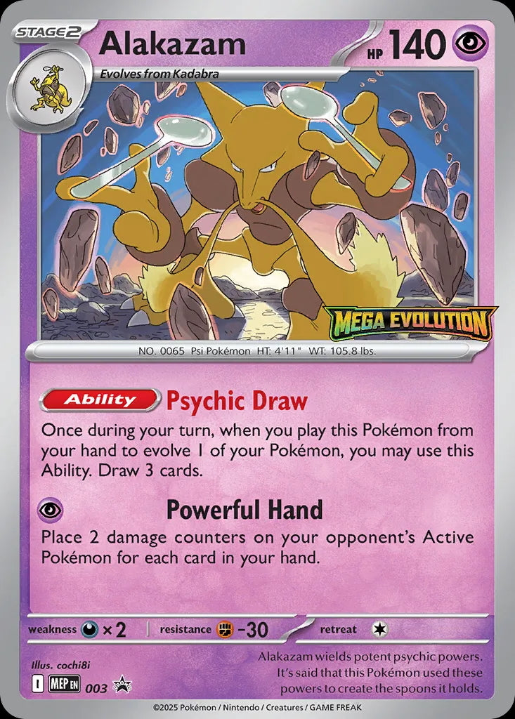 Mega Evolution Promo Alakazam #3