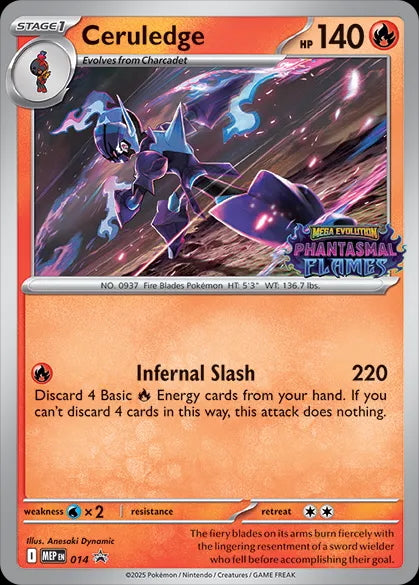 Mega Evolution Promo Ceruledge #14