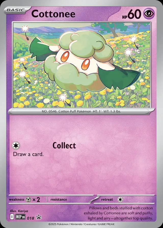 Mega Evolution Promo Cottonee #18