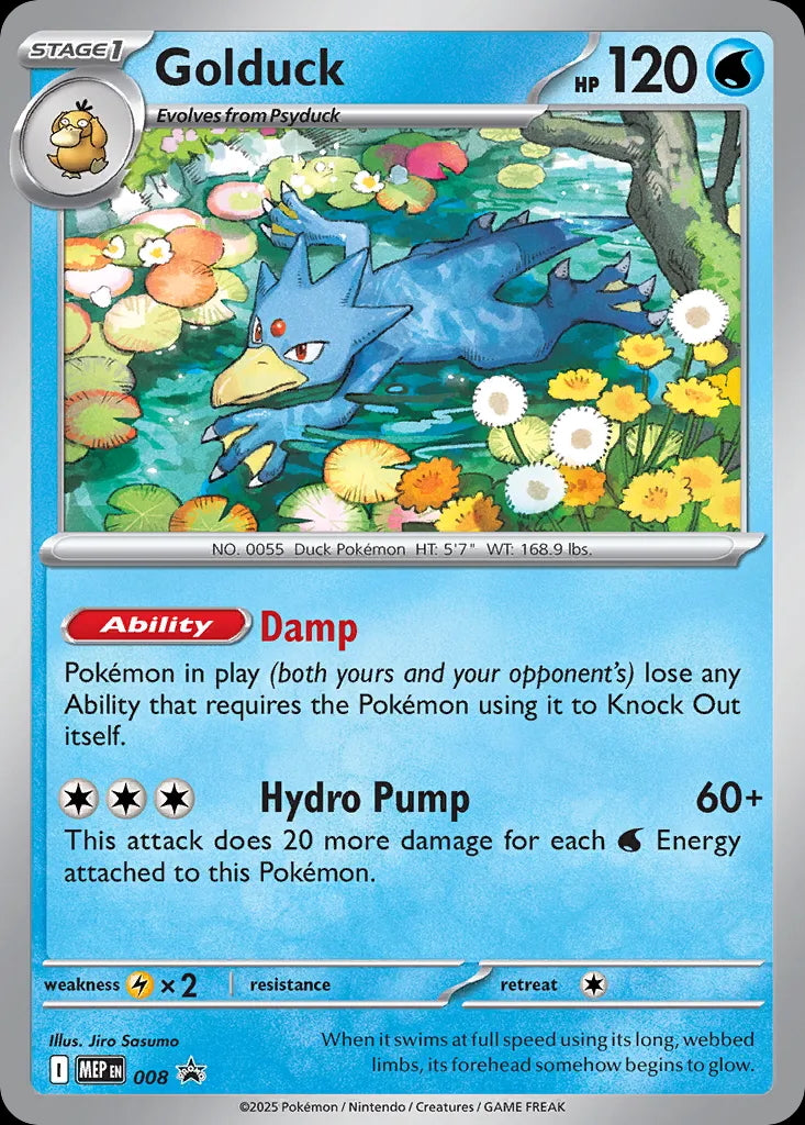 Mega Evolution Promo Golduck #8