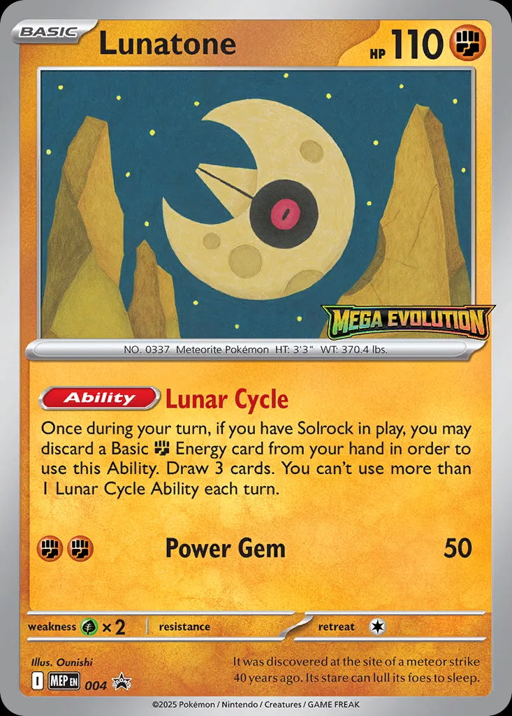 Mega Evolution Promo Lunatone #4