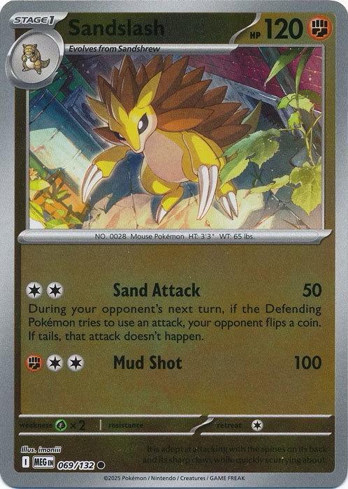 pokemon card sandslash Vintage Original Pokmon Fossil Set 1999 Sandslash Trading Card!