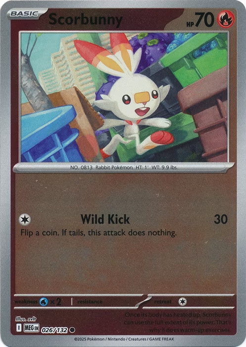 pokemon cards scorbunny TCG Galar Pals & Pikachu Mini Tin Listed cards may have imperfections. Mega Evolution Scorbunny #026/132 Reverse